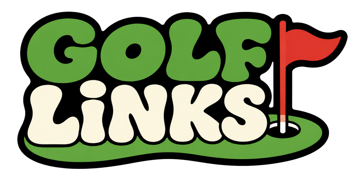 Golf Links — retro 1970s-style pocket handheld game logo from The Pocket Arcade Club